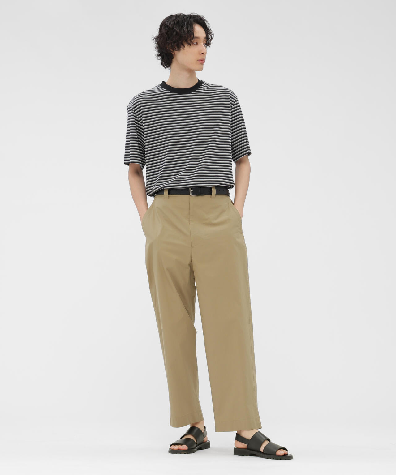 HIGHDENSE COTTON PLAINWEAVE TROUSERS