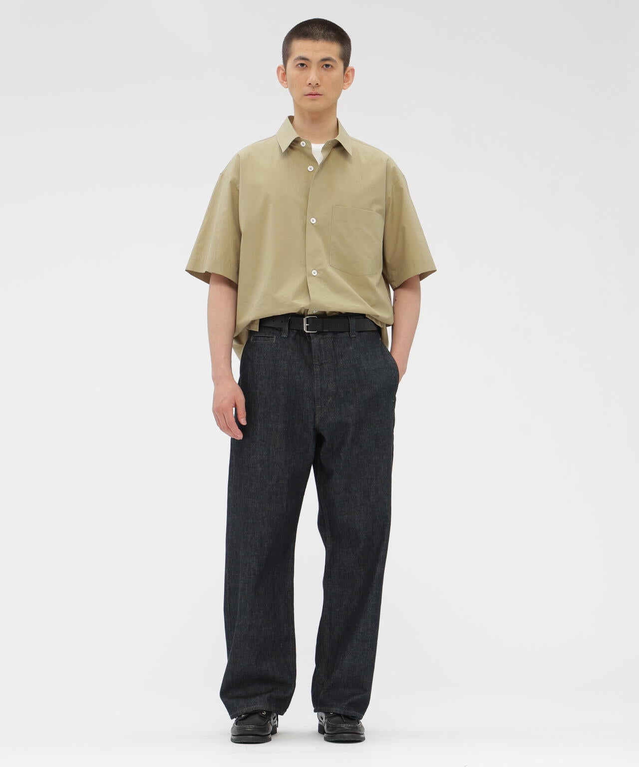 LIGHT DENIM TROUSERS