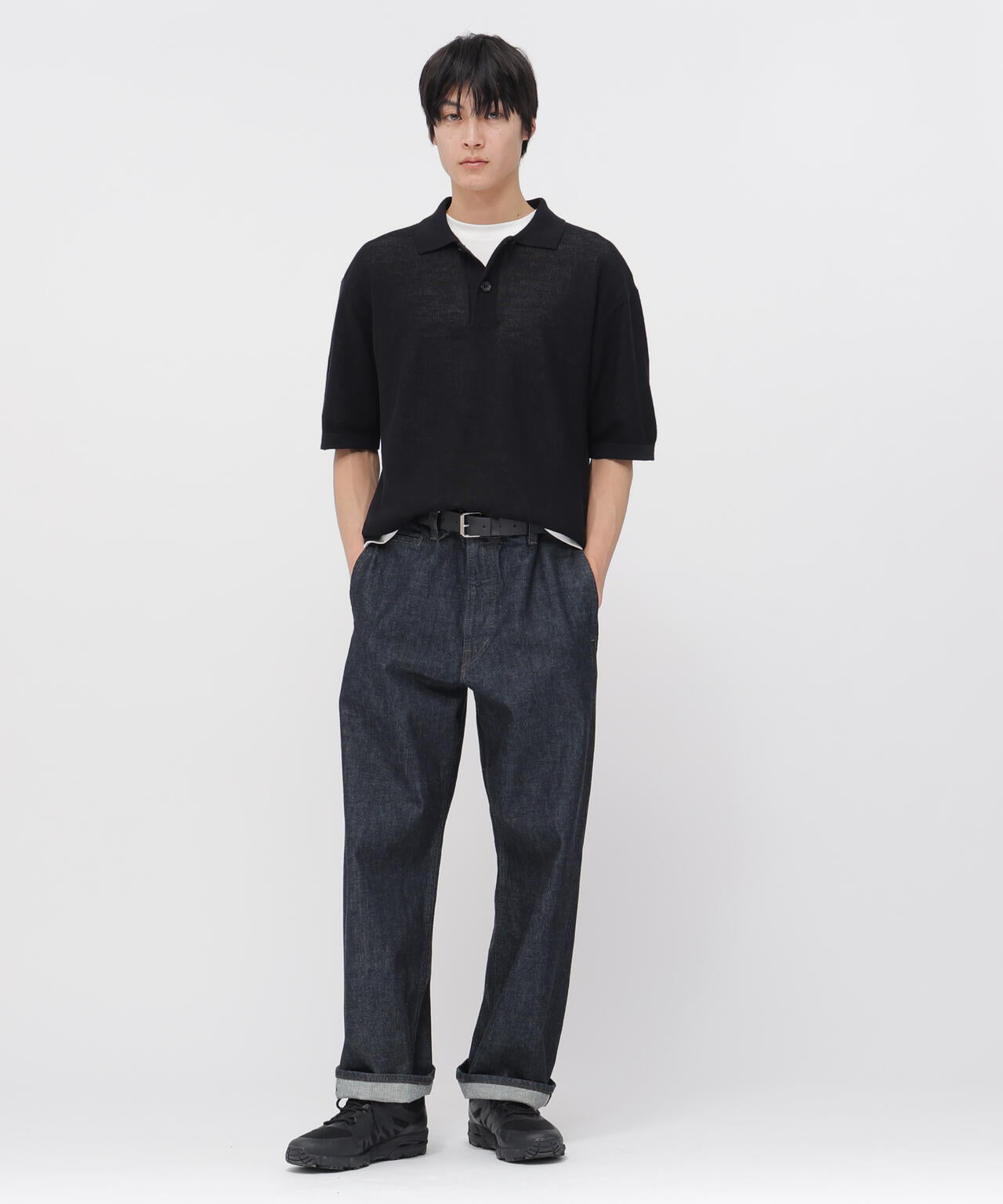 LIGHT DENIM TROUSERS