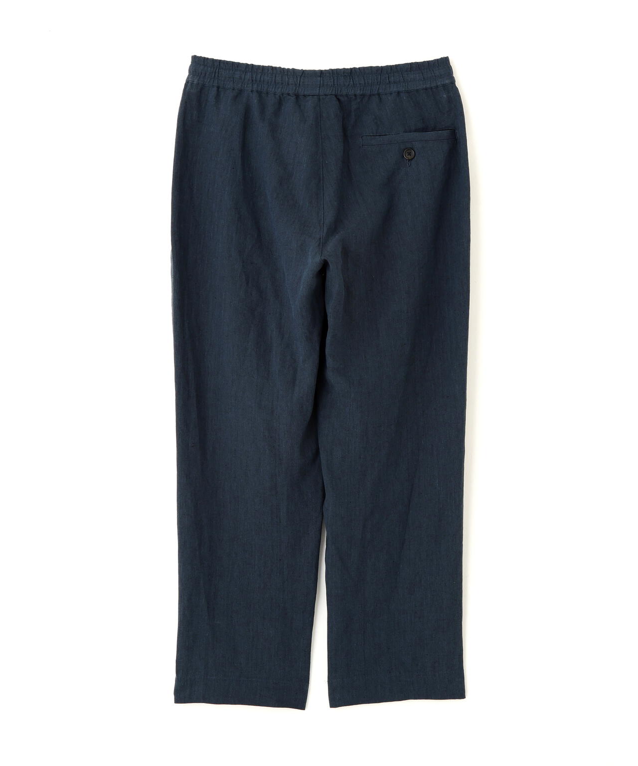 YARN DYED LINEN PLAINWEAVE TROUSERS