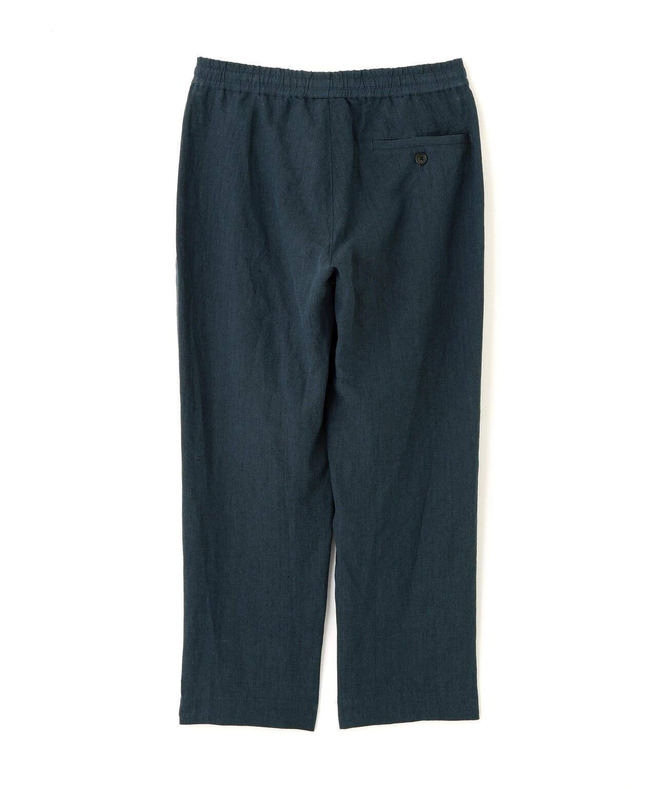 YARN DYED LINEN PLAINWEAVE TROUSERS