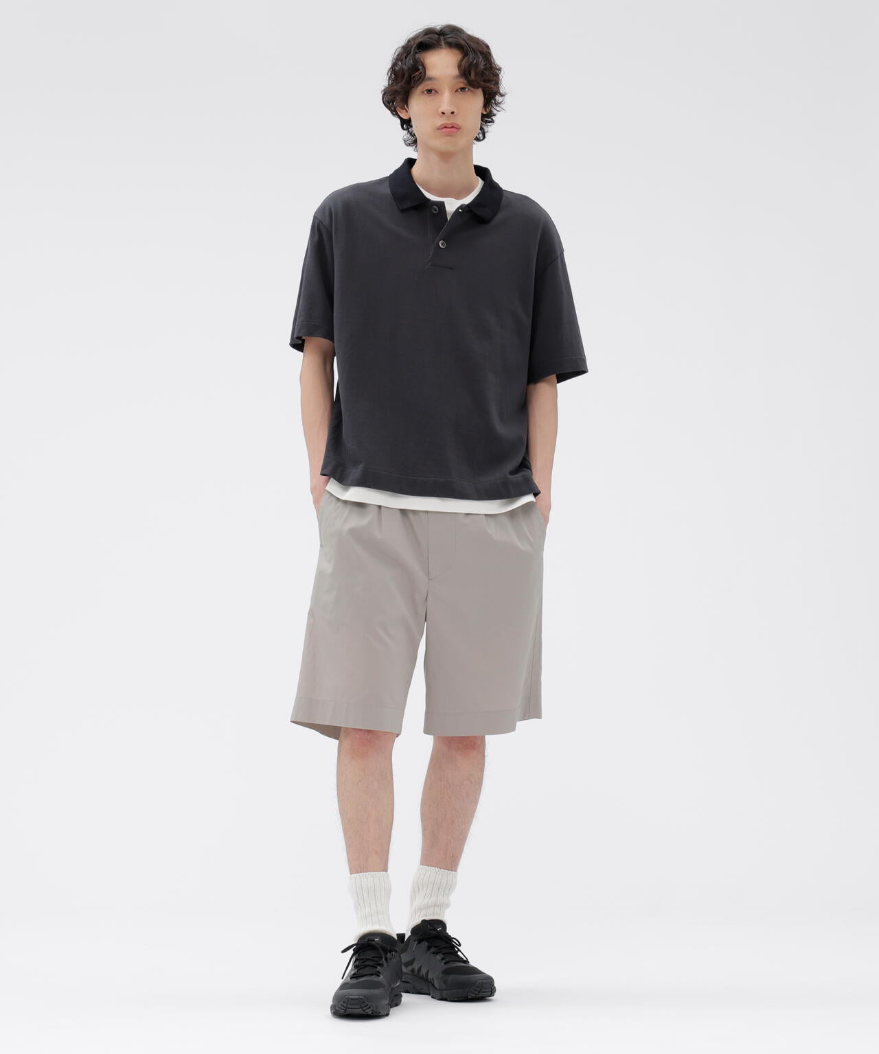 HIGHDENSE COTTON PLAINWEAVE TROUSERS