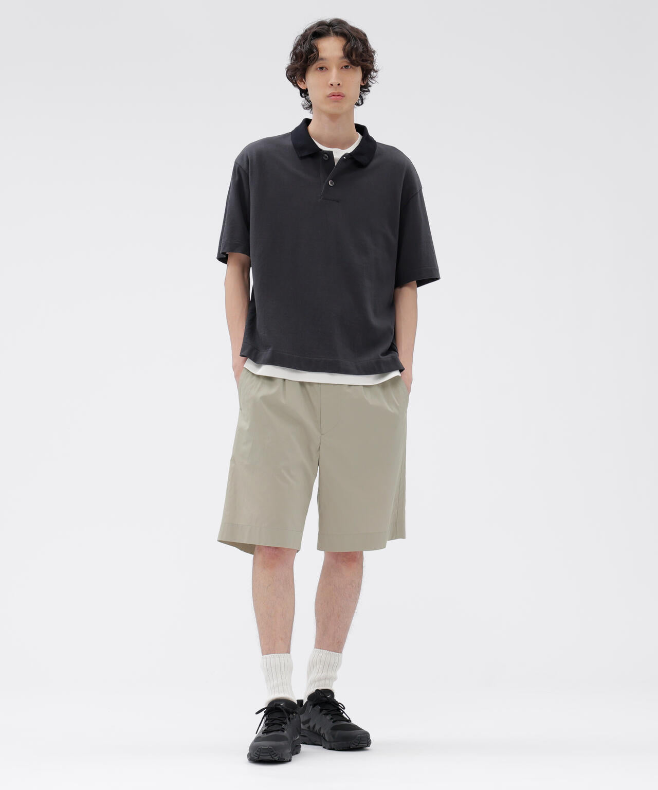 HIGHDENSE COTTON PLAINWEAVE TROUSERS