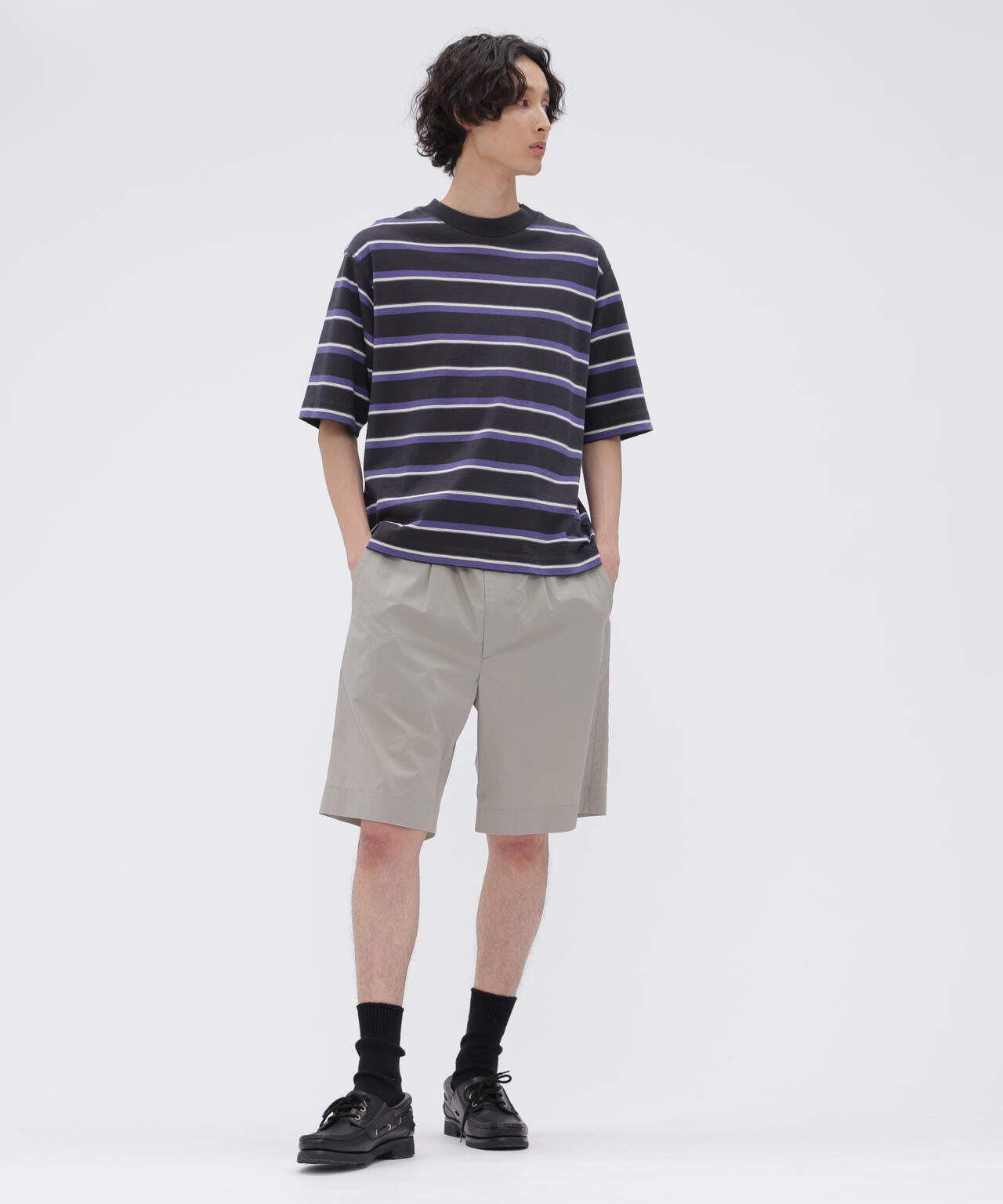 HIGHDENSE COTTON PLAINWEAVE TROUSERS