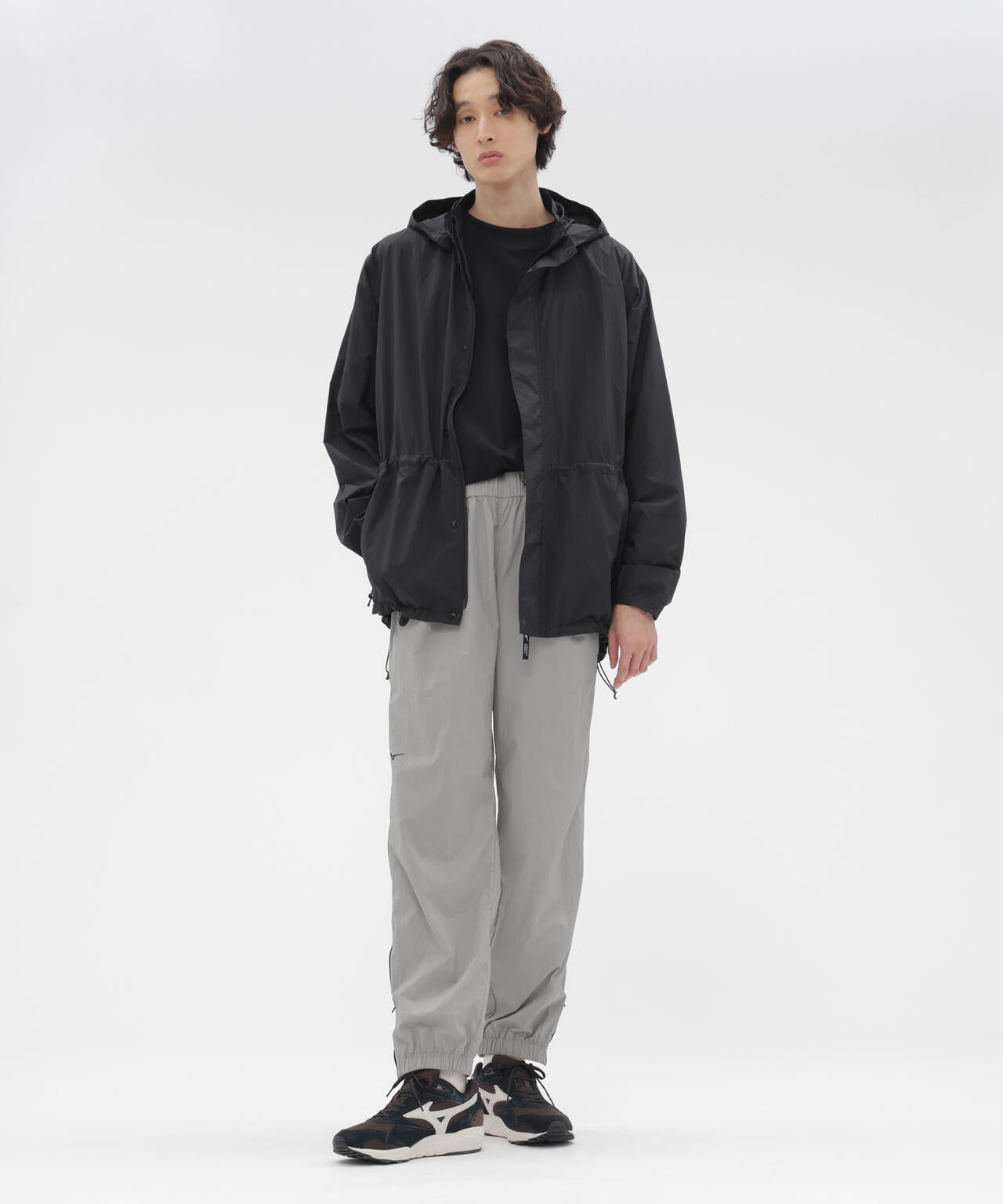 RECYCLED LIGHTWEIGHT NYLON POPLIN TROUSERS