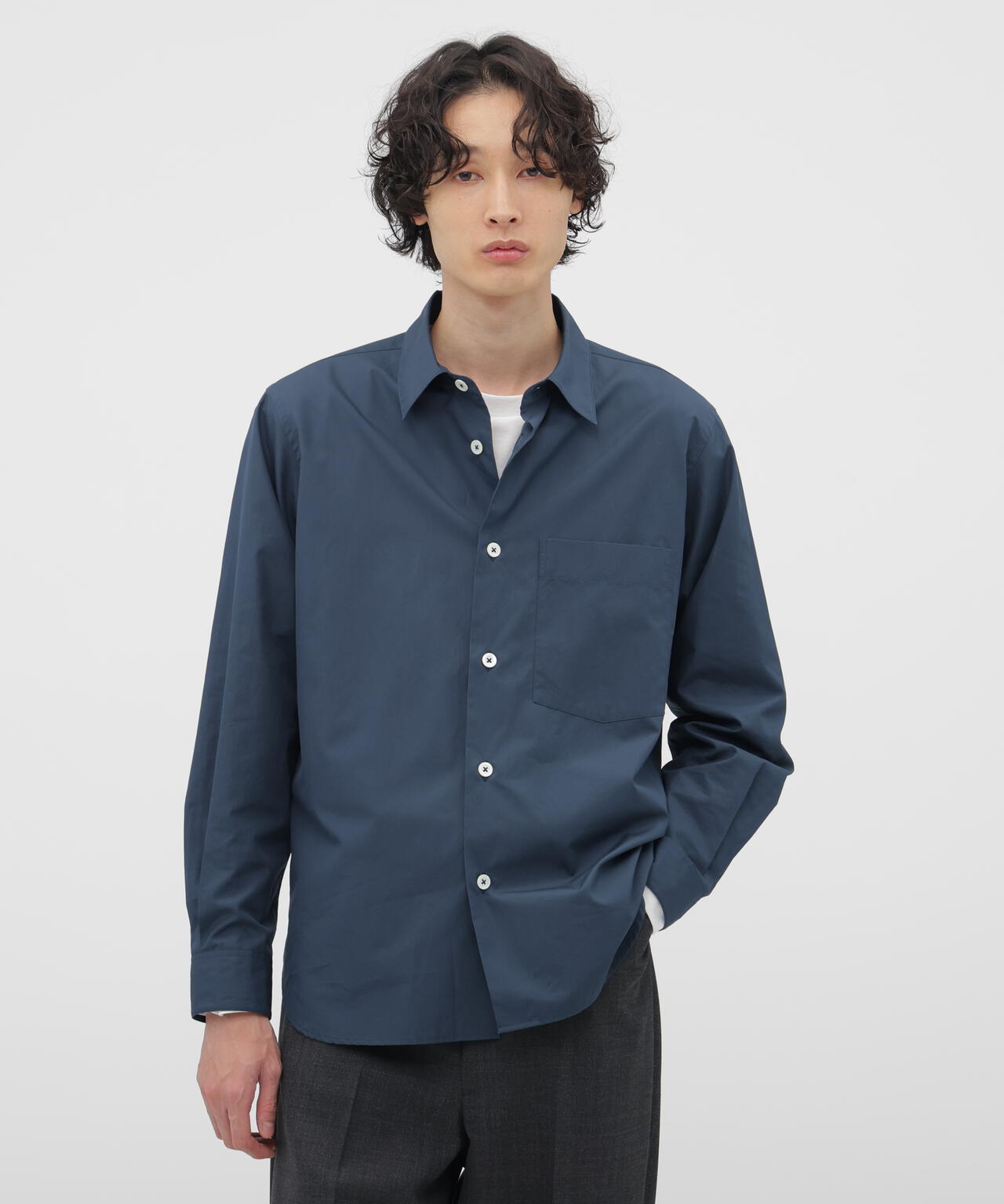 EGYPTIAN COTTON POPLIN SHIRT