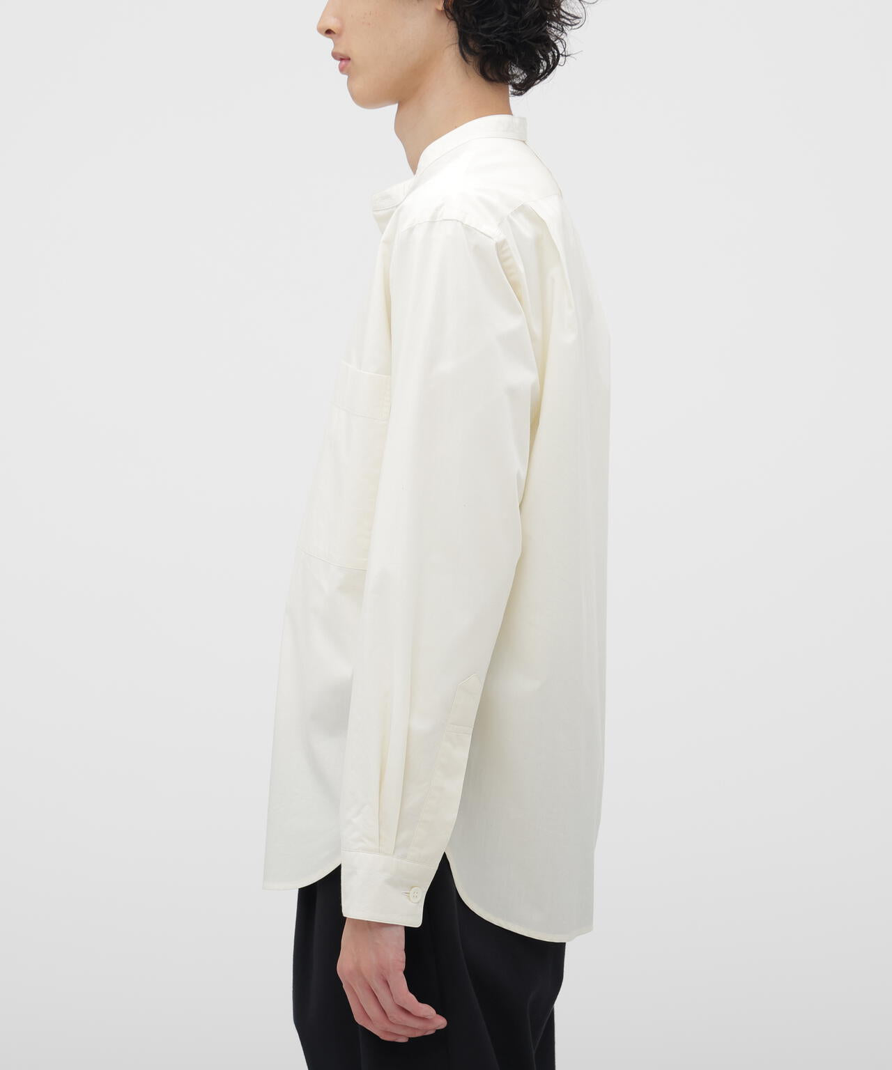 COTTON WOOL POPLIN SHIRT