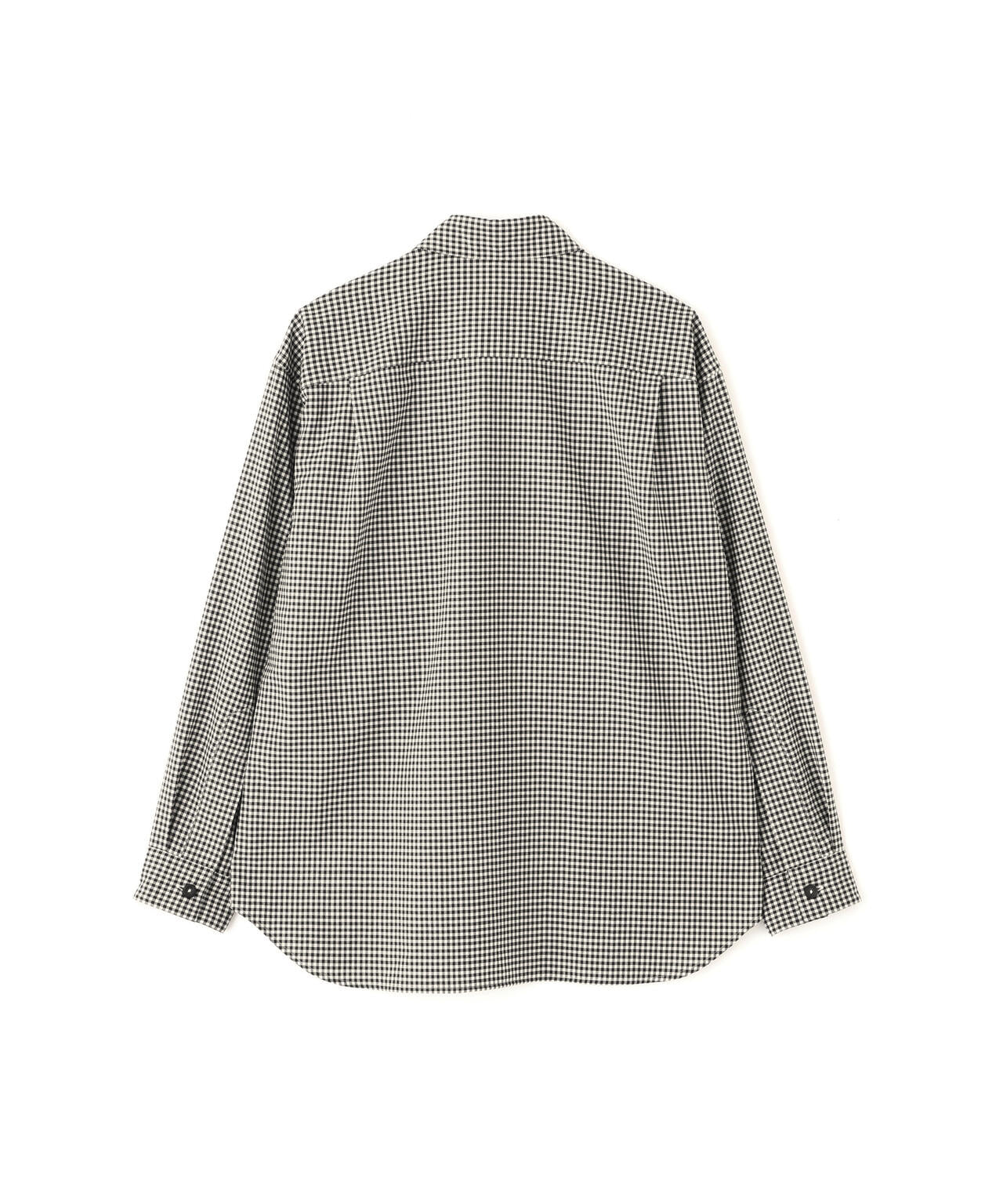 DRY WOOL GINGHAM SHIRT