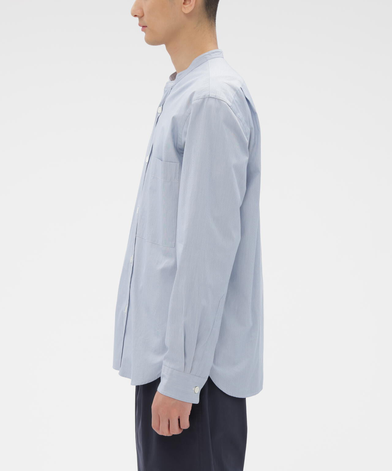 COTTON HAIRLINE STRIPE SHIRT