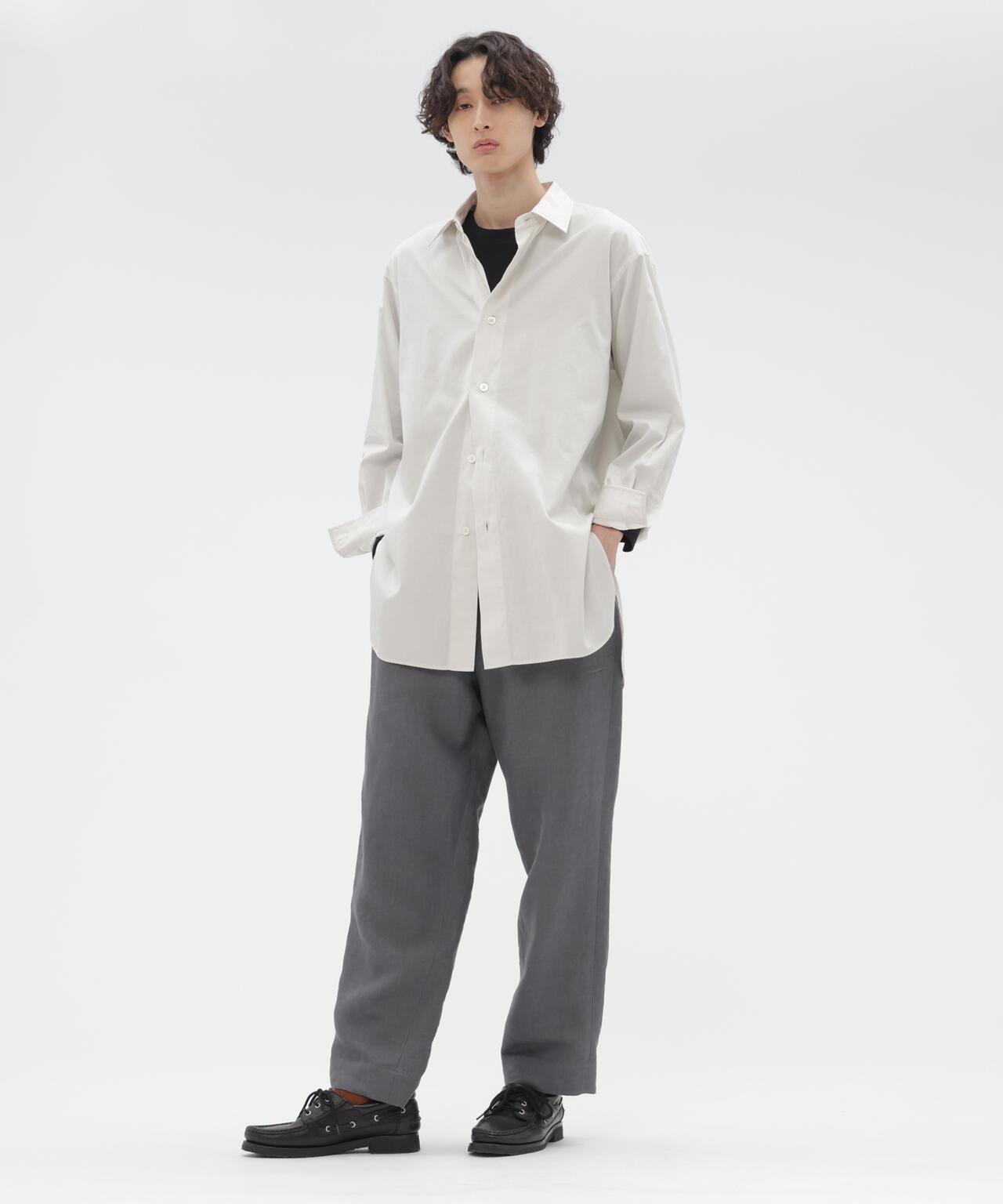 FINE COTTON PIQUE SHIRTING SHIRT