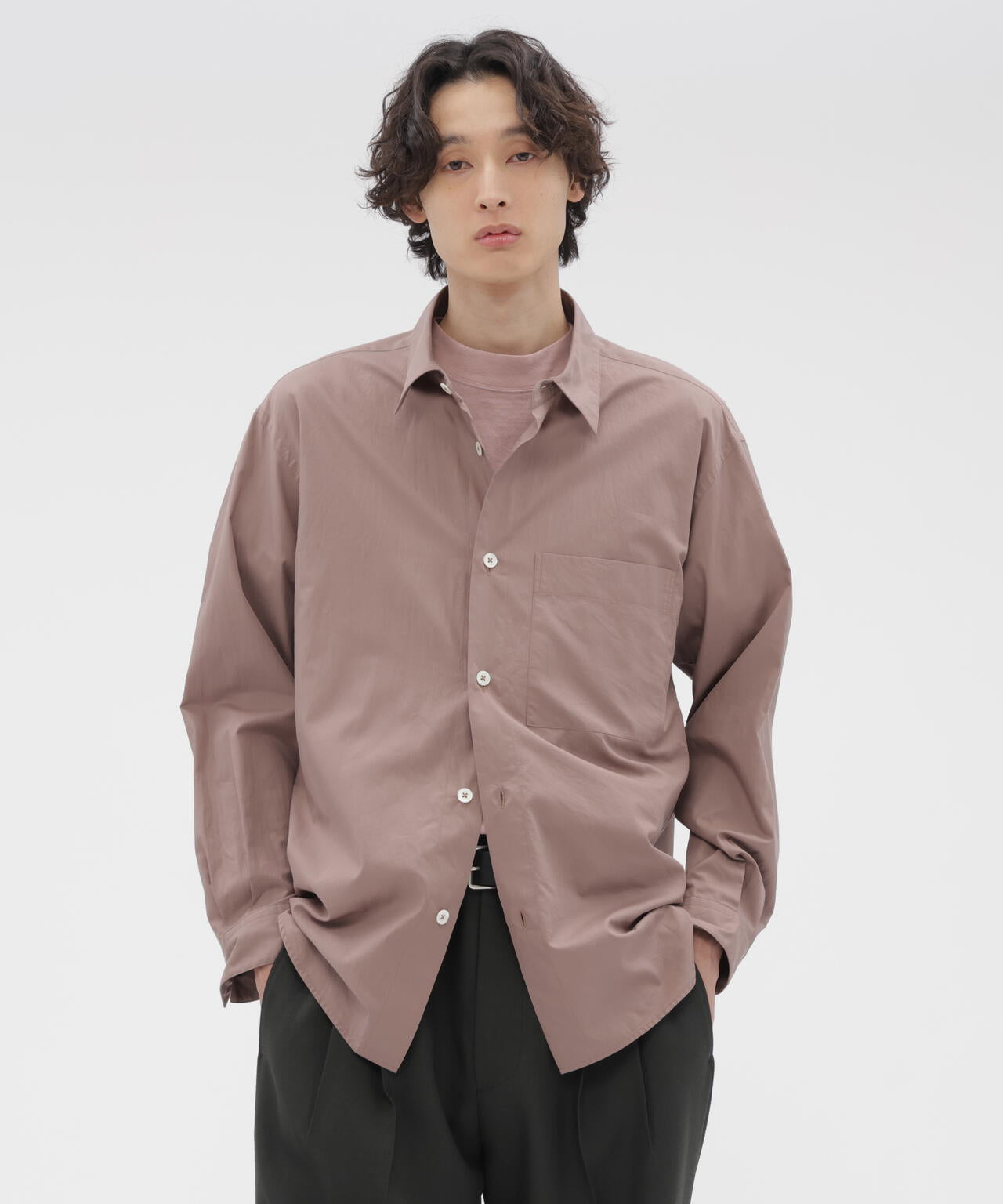 FINE COTTON TWILL SHIRTING SHIRT