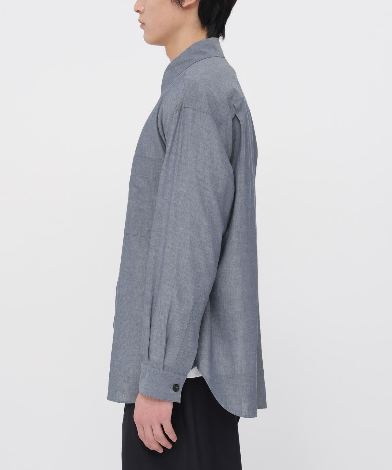 COTTON WOOL VOILE SHIRT