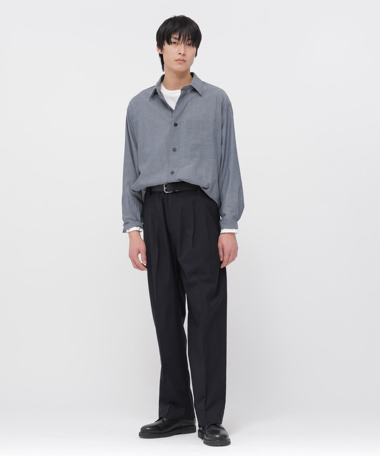 COTTON WOOL VOILE SHIRT