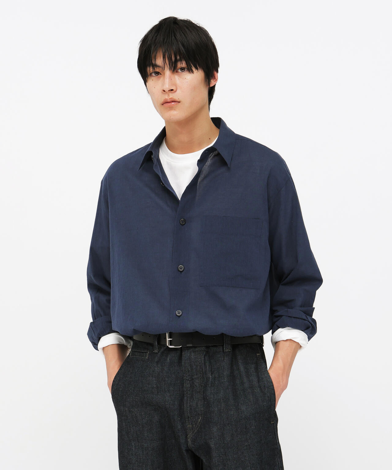 COTTON WOOL VOILE SHIRT