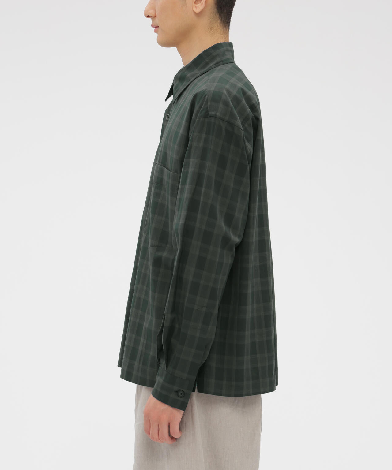 COTTON VOILE CHECK SHIRT