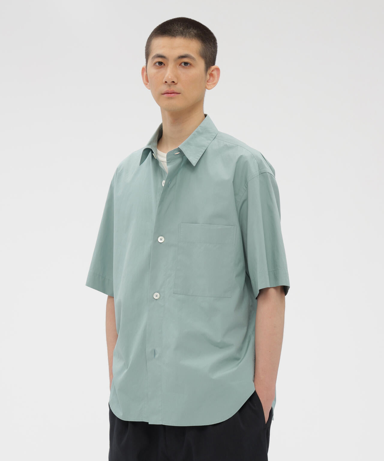 EGYPTIAN COTTON PLAINWEAVE SHIRT