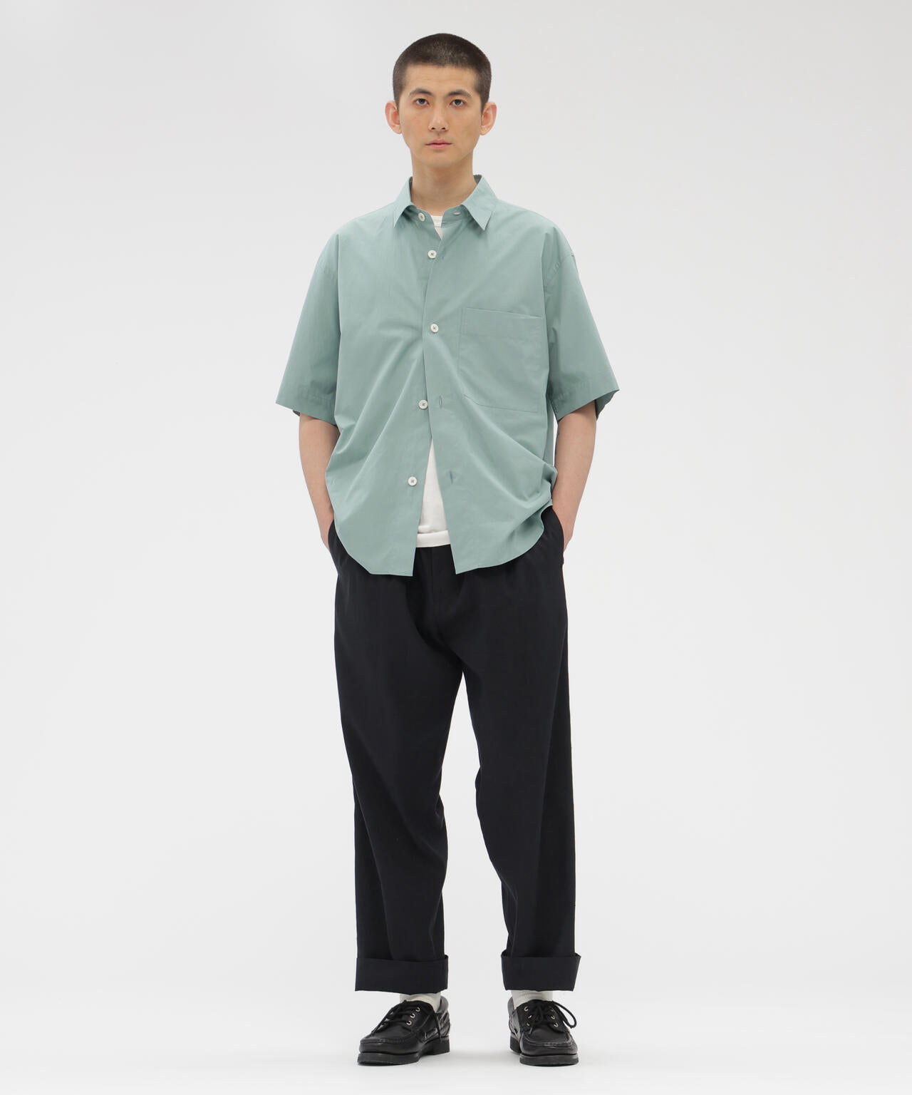 EGYPTIAN COTTON PLAINWEAVE SHIRT