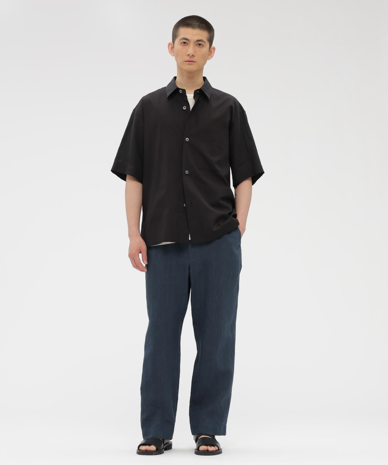 FINE COTTON PIQUE SHIRTING SHIRT