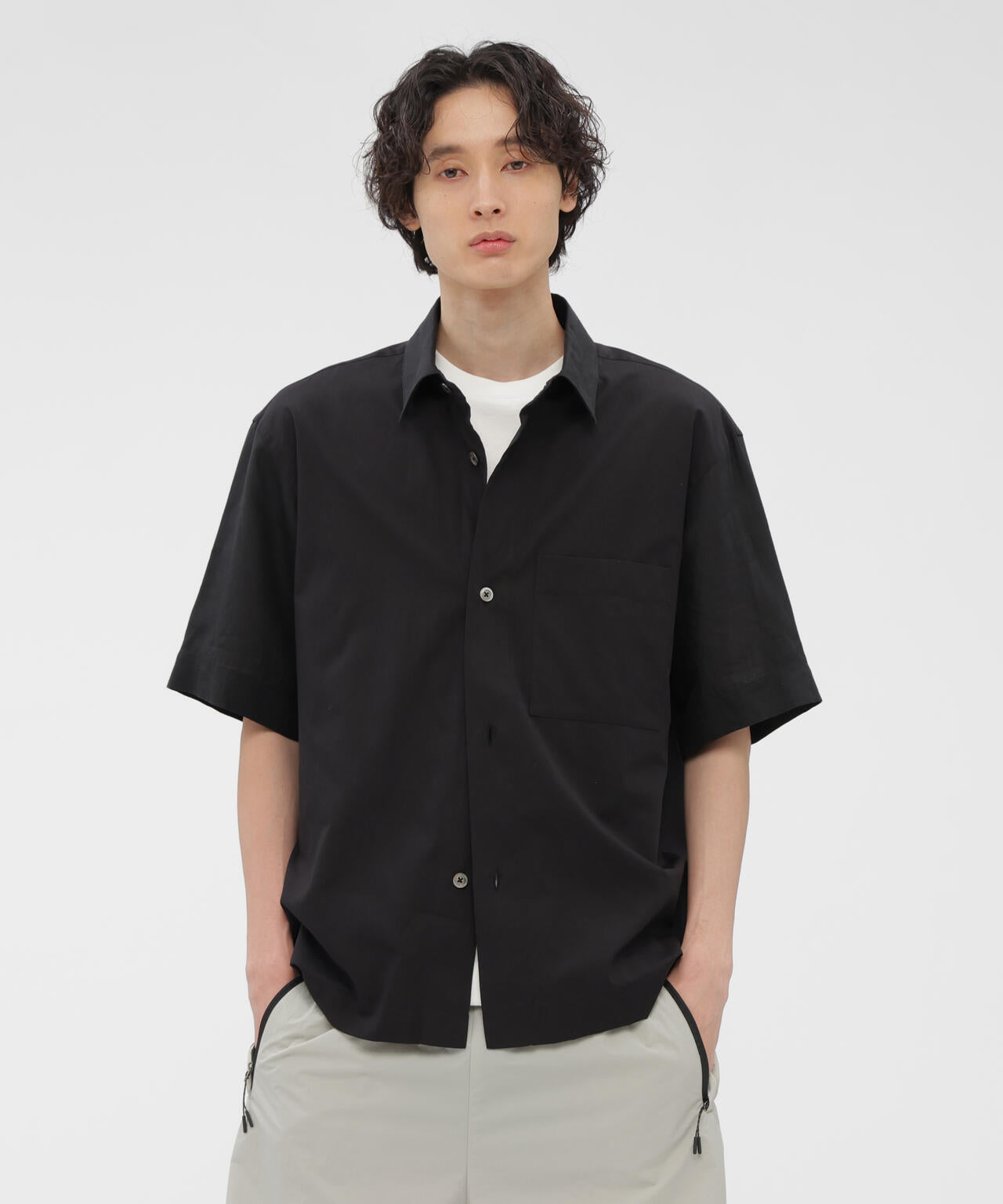 FINE COTTON PIQUE SHIRTING SHIRT