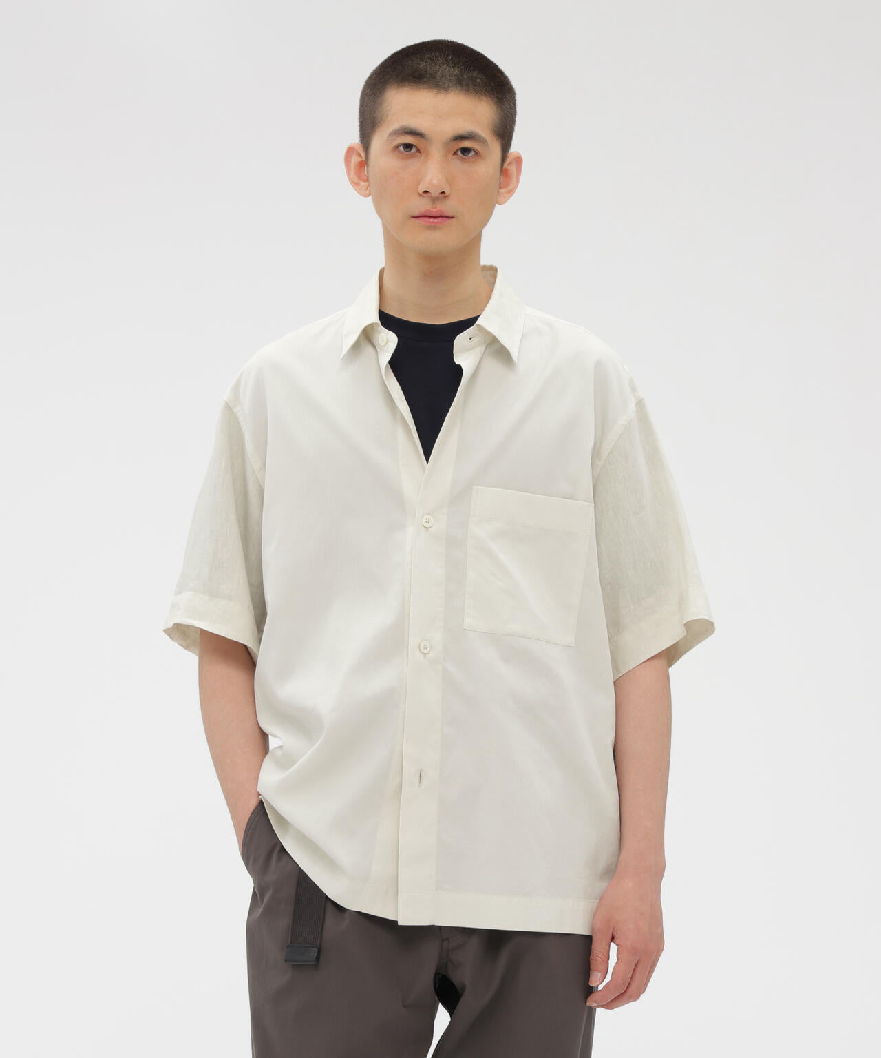 FINE COTTON PIQUE SHIRTING SHIRT