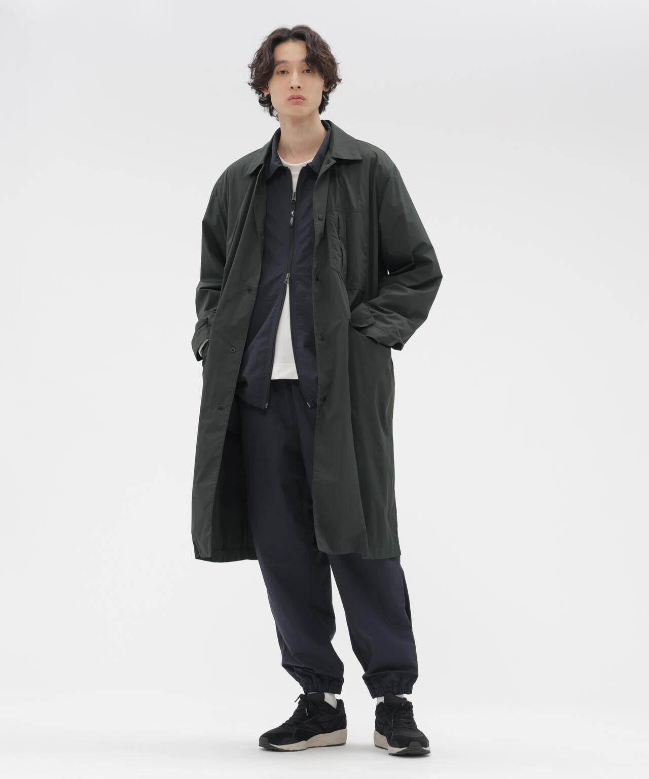 WATER REPELENT NYLON POPLIN SHIRT
