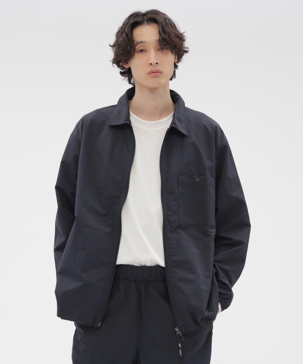 WATER REPELENT NYLON POPLIN SHIRT