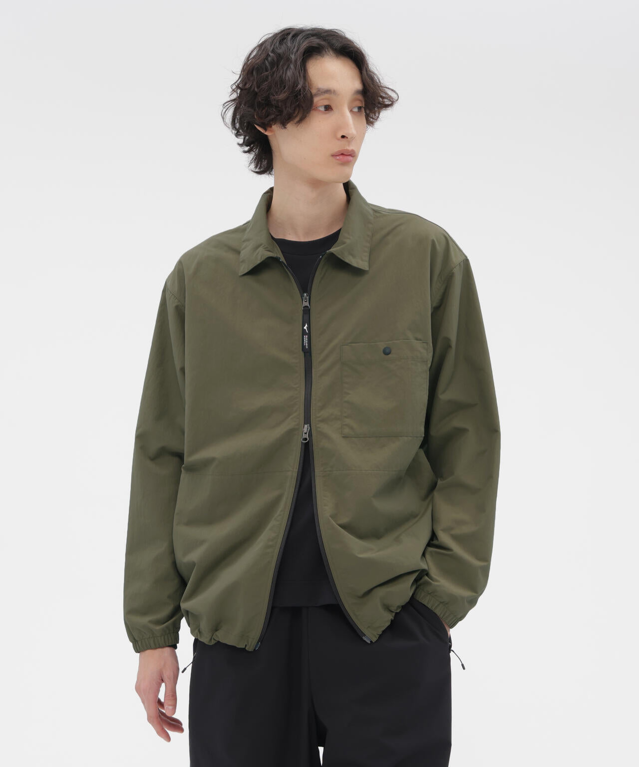 WATER REPELENT NYLON POPLIN SHIRT