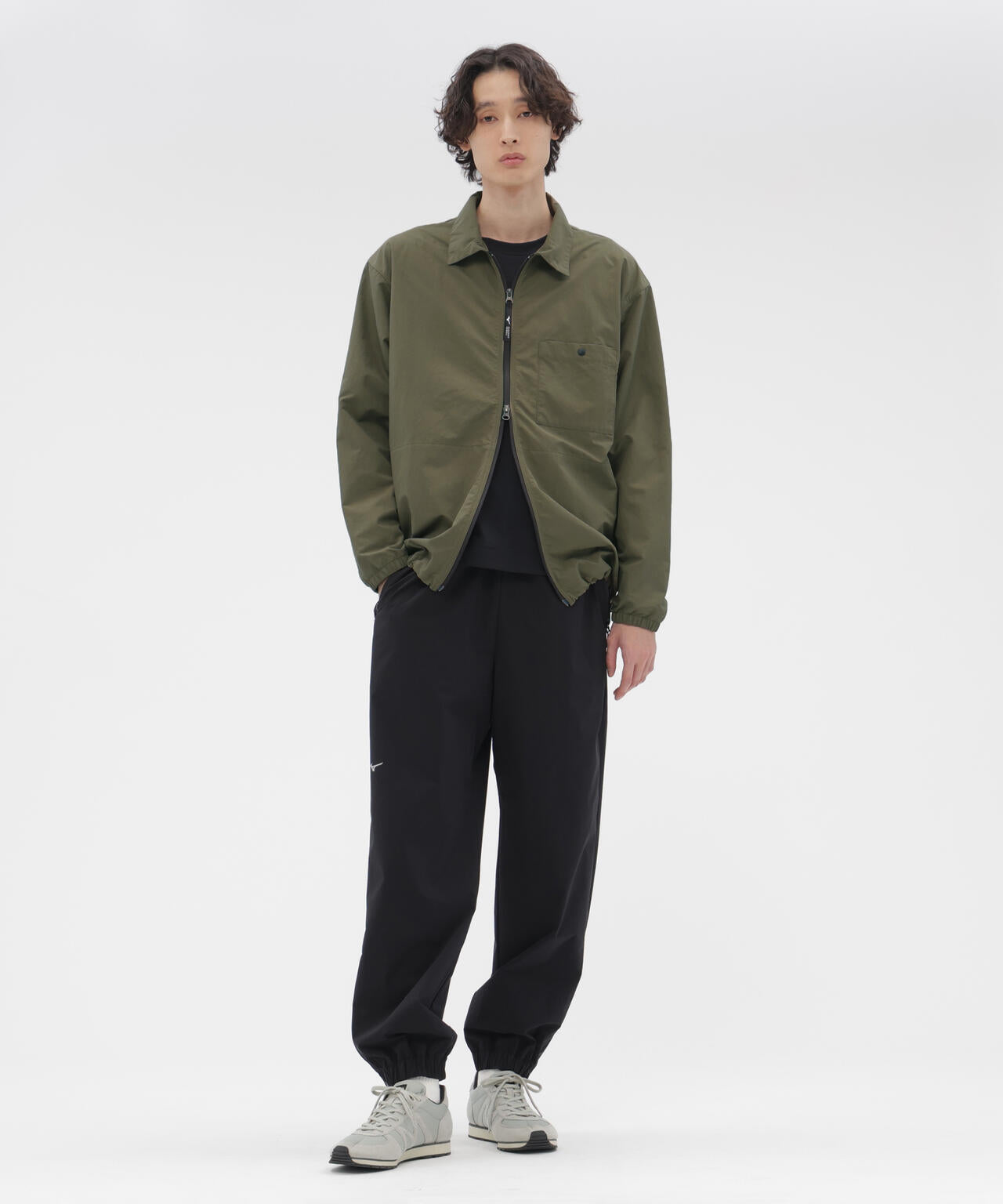 WATER REPELENT NYLON POPLIN SHIRT