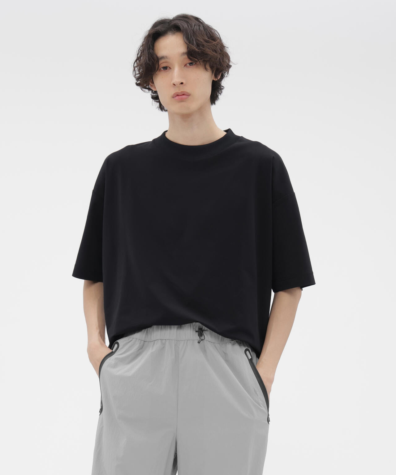 HIGHDENCE PIQUE JERSEY TOP