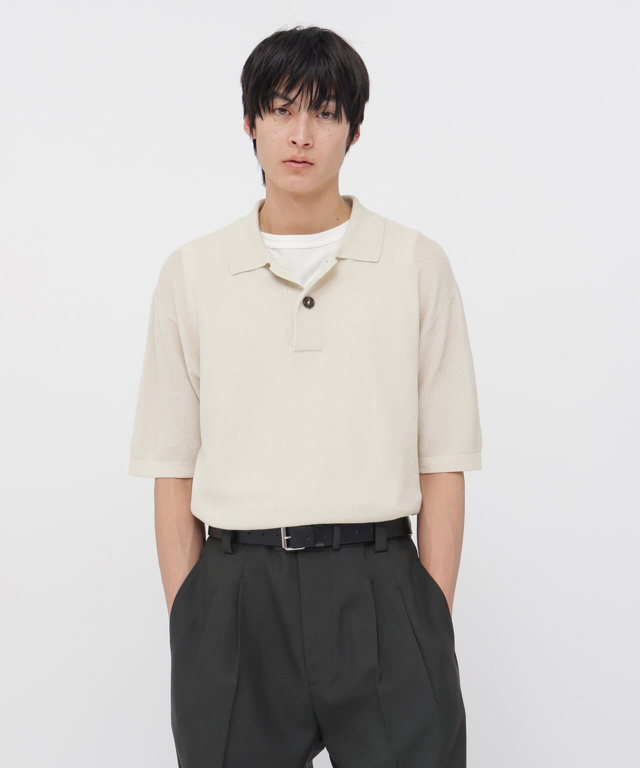 COTTON RAMIE PIQUE KNITWEAR