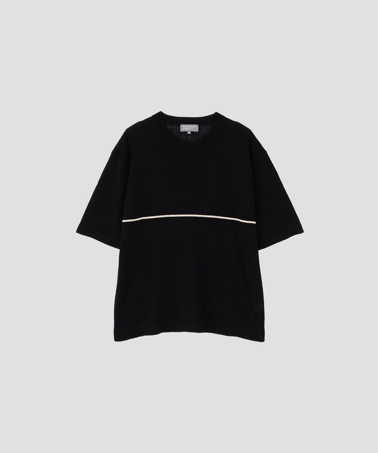 LINEN COTTON SINGLE STRIPE KNITWEAR