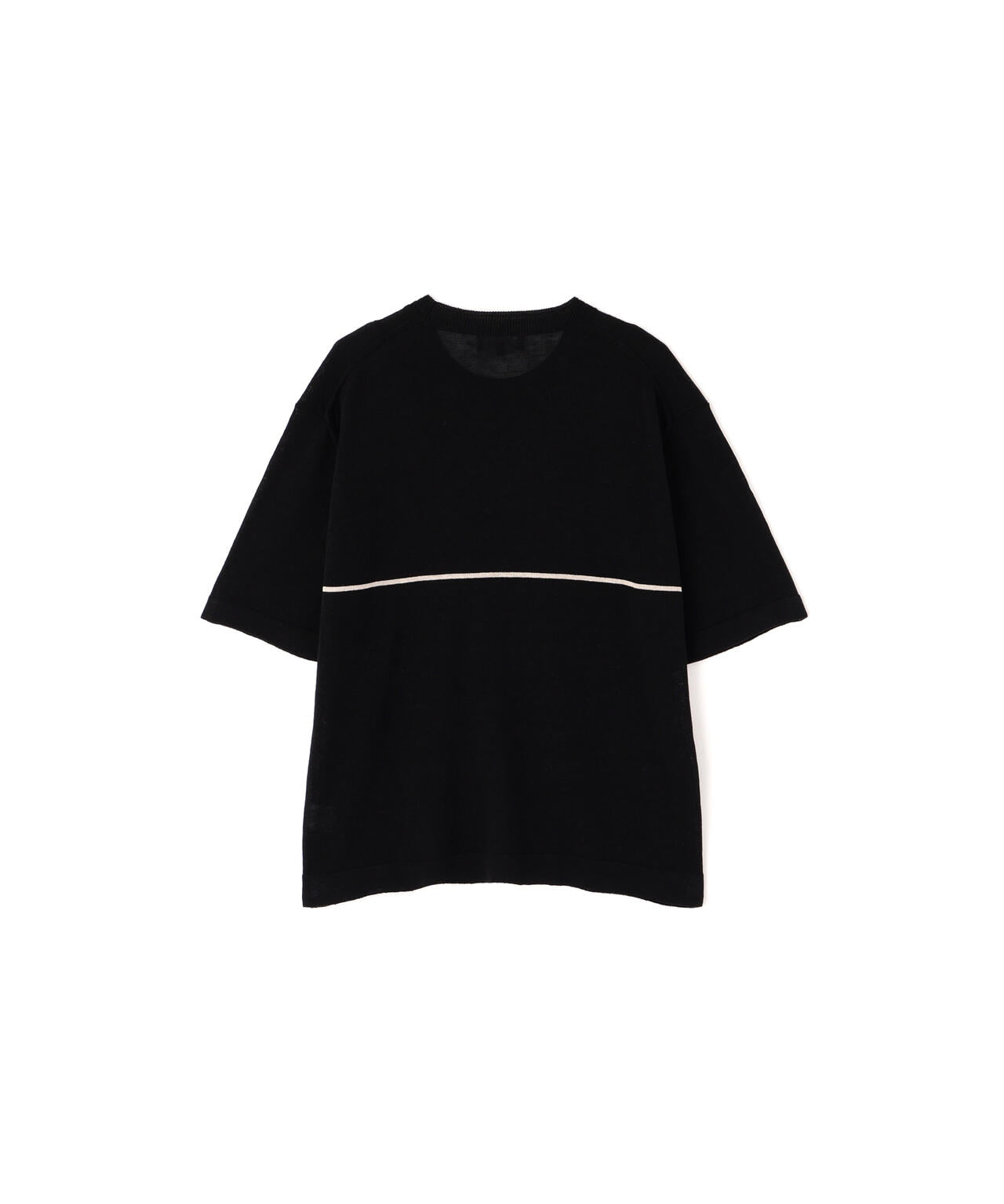LINEN COTTON SINGLE STRIPE KNITWEAR