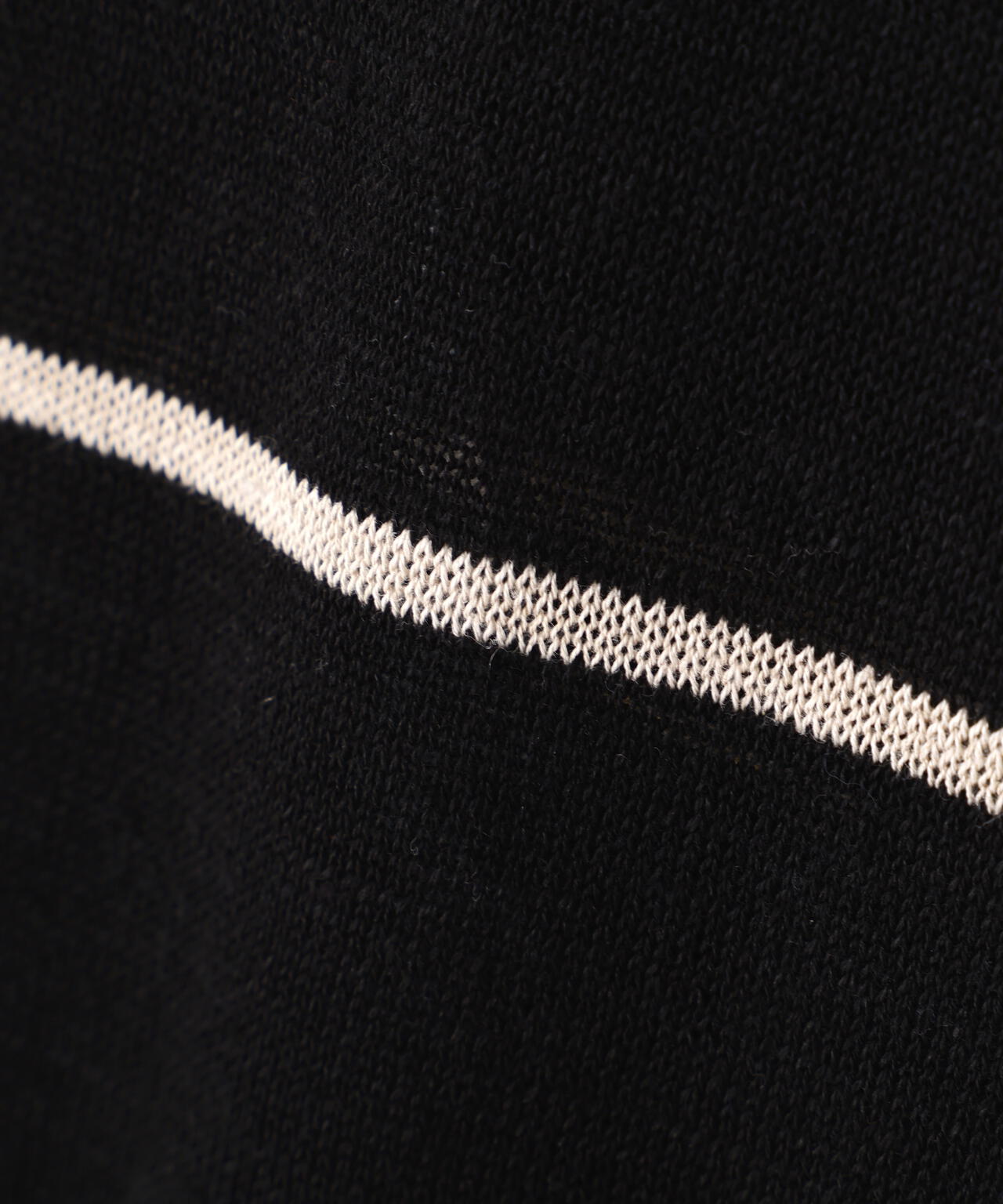 LINEN COTTON SINGLE STRIPE KNITWEAR