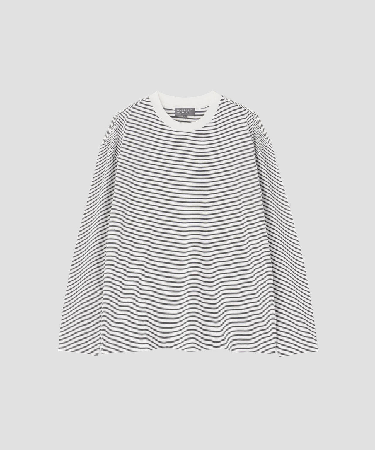 COTTON STRIPE JERSEY TOP
