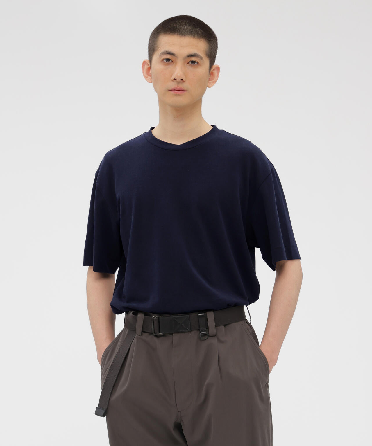 COTTON LINEN PIQUE TOP