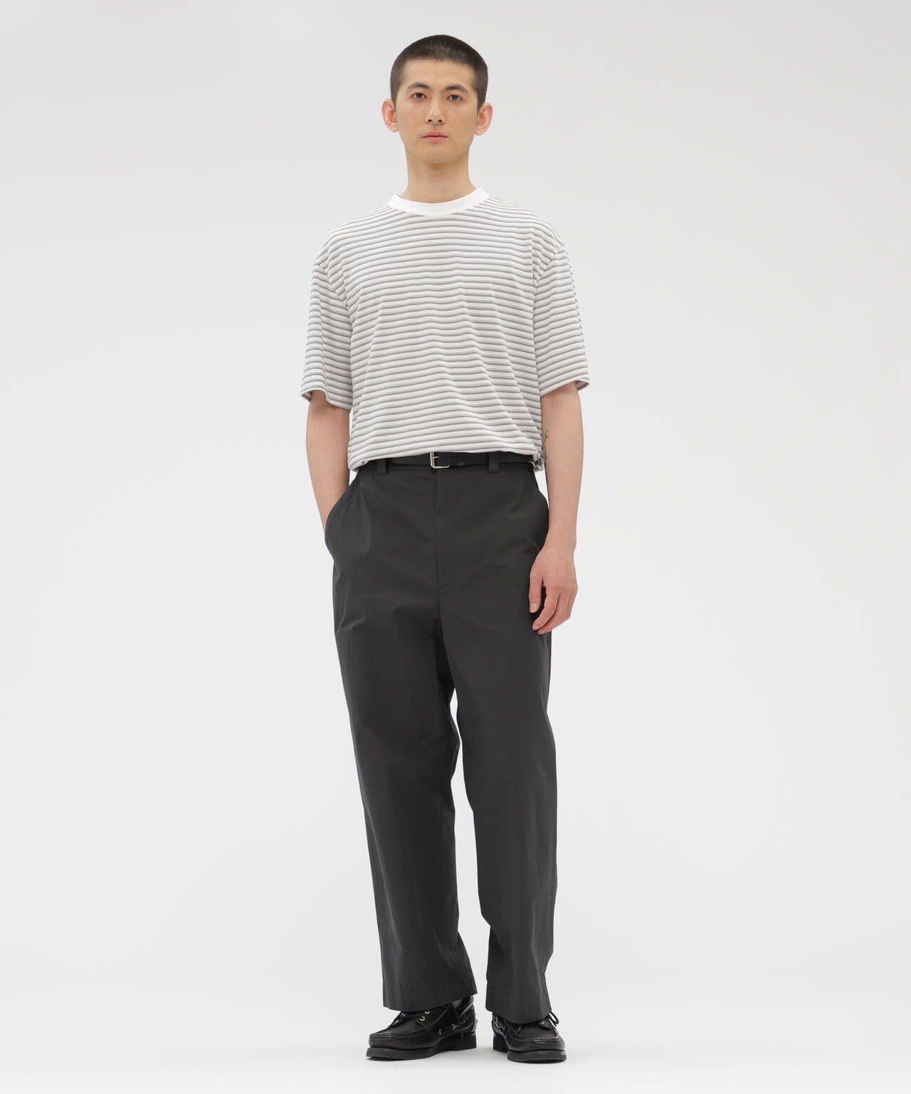 COTTON LINEN STRIPE TOP