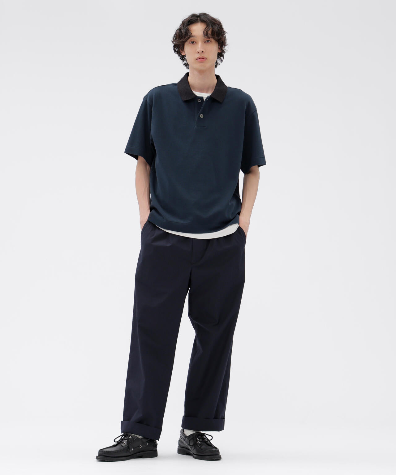 COTTON PIQUE TOP