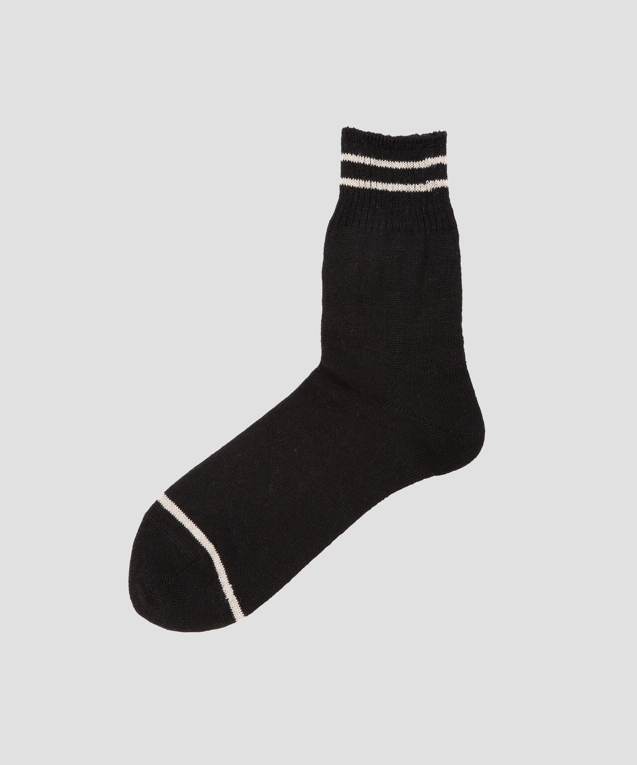MEN LINEN RIB STRIPE SOCKS