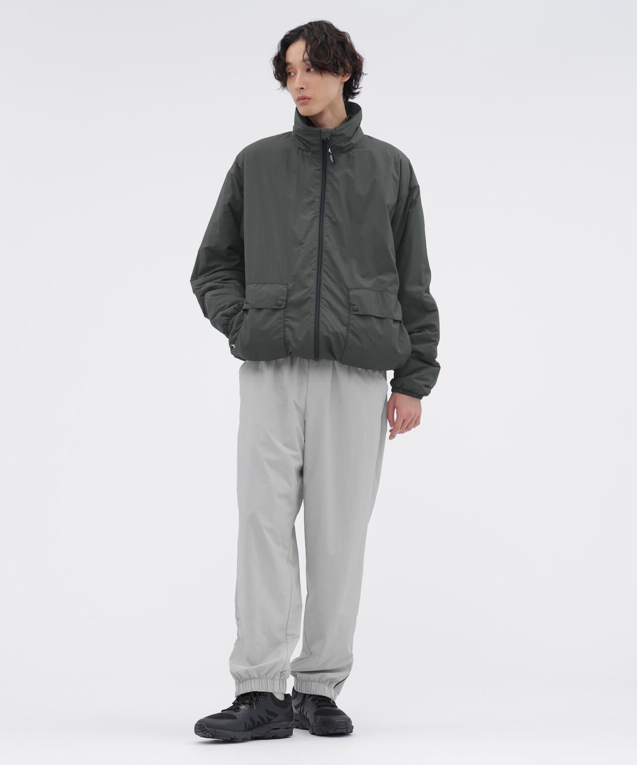 RECYCLED LIGHT NYLON POPLIN BLOUSON