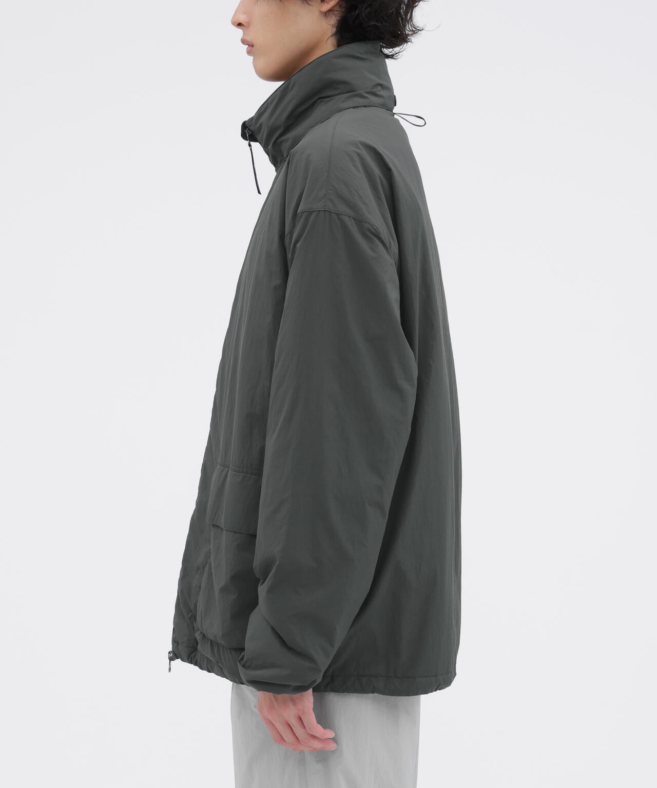 RECYCLED LIGHT NYLON POPLIN BLOUSON