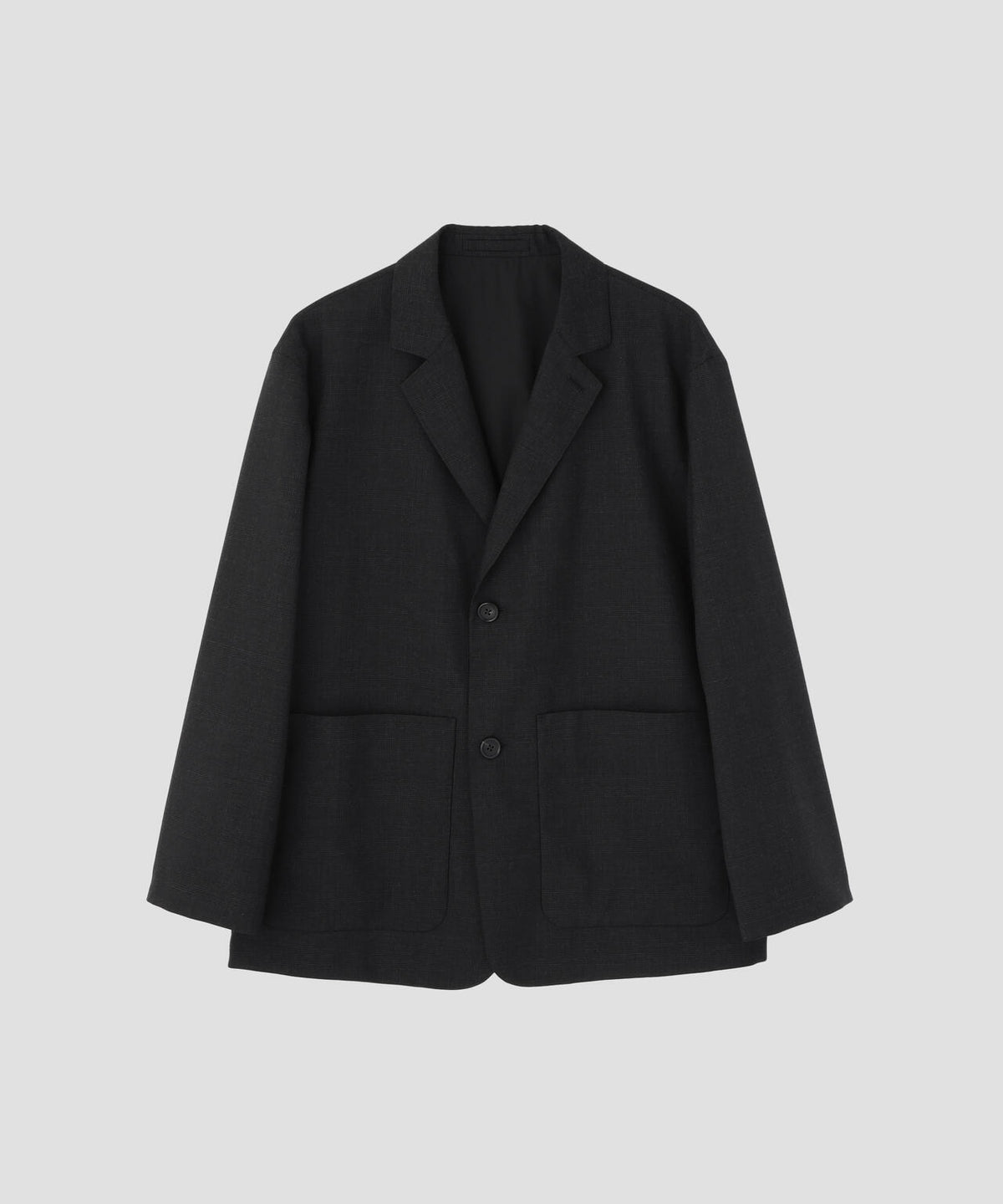 MUTED WOOL CHECK JACKET