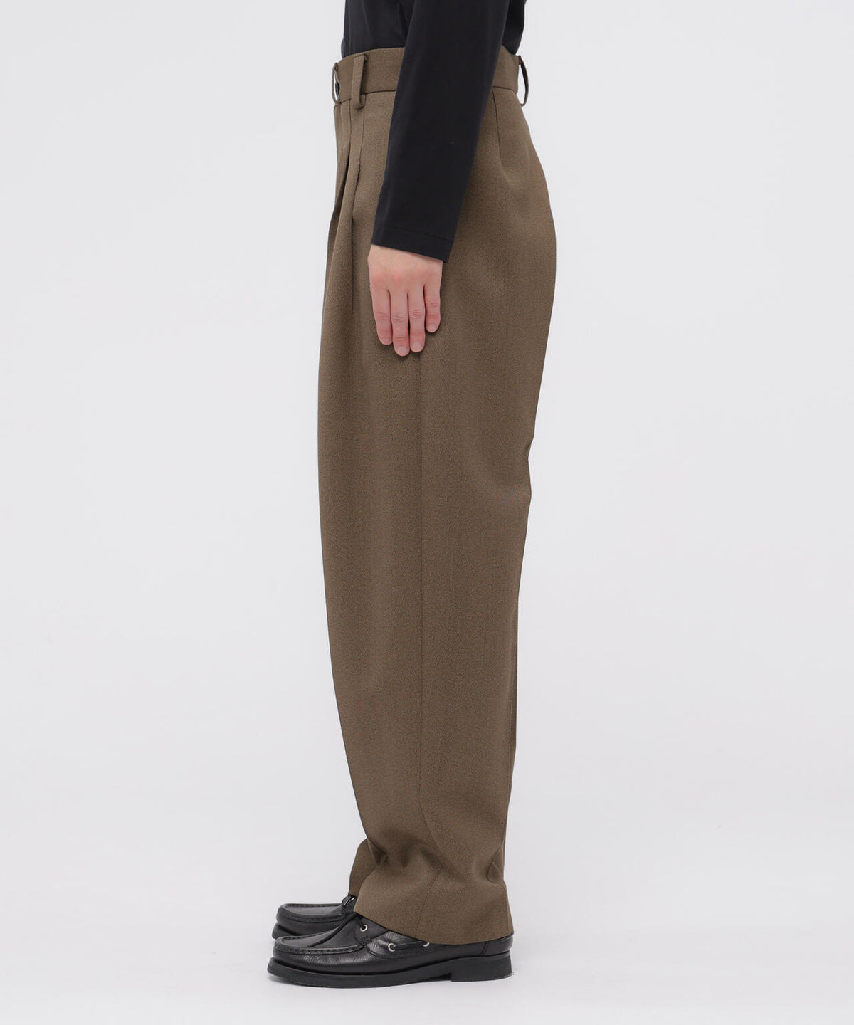 WOOL CAVALRY TWILL TROUSERS