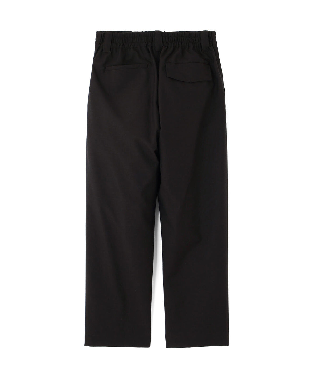 YARN DYE WOOL PLAINWEAVE TROUSERS