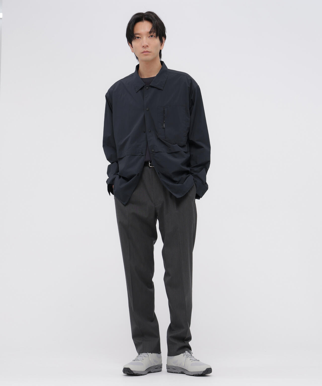 DRY WOOL SUITING TROUSERS