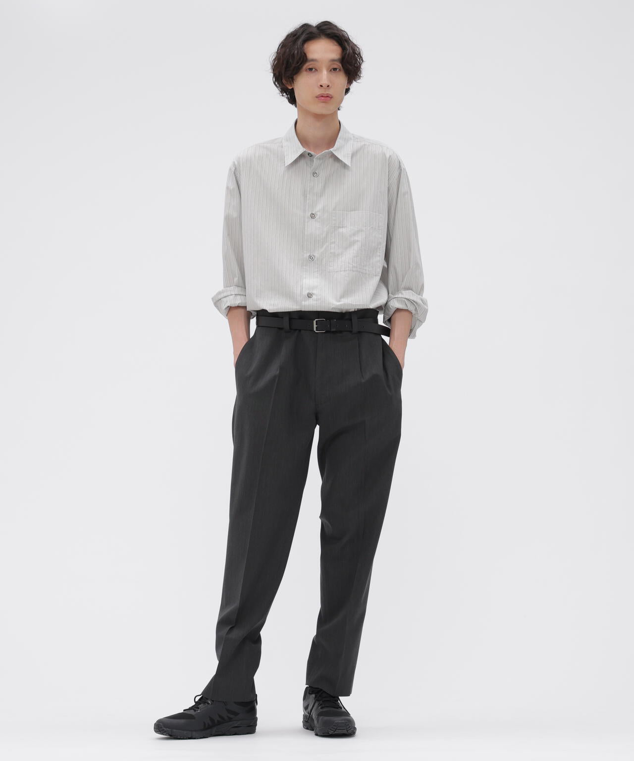 DRY WOOL SUITING TROUSERS