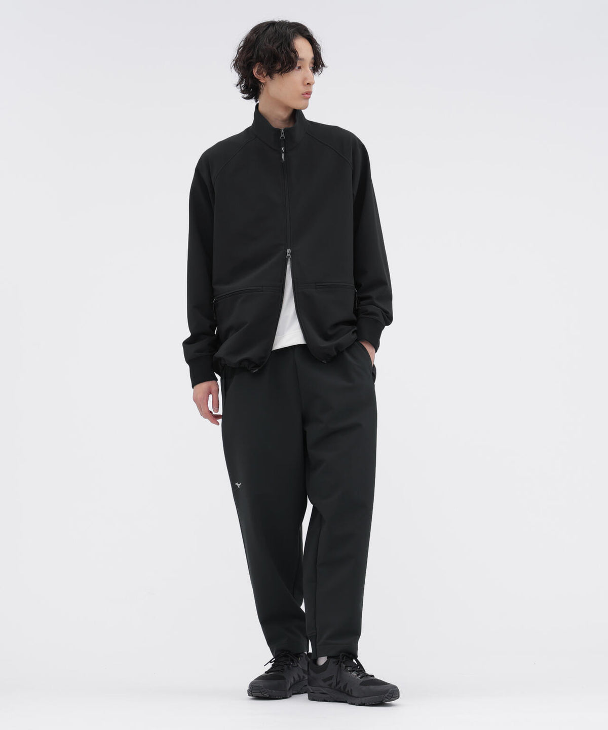 B/T BRUSHED BACK STRETCH POPLIN TROUSERS