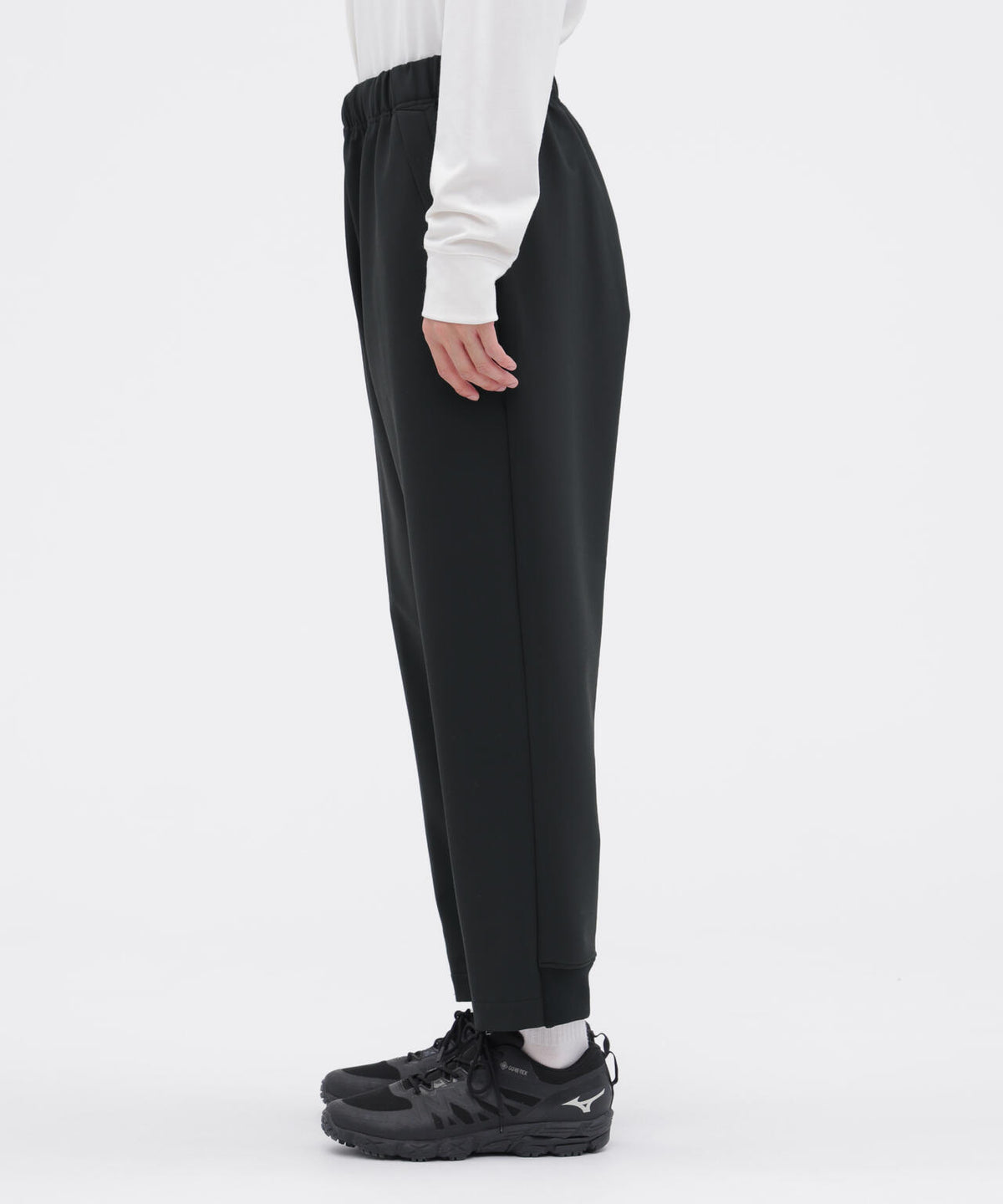 B/T BRUSHED BACK STRETCH POPLIN TROUSERS