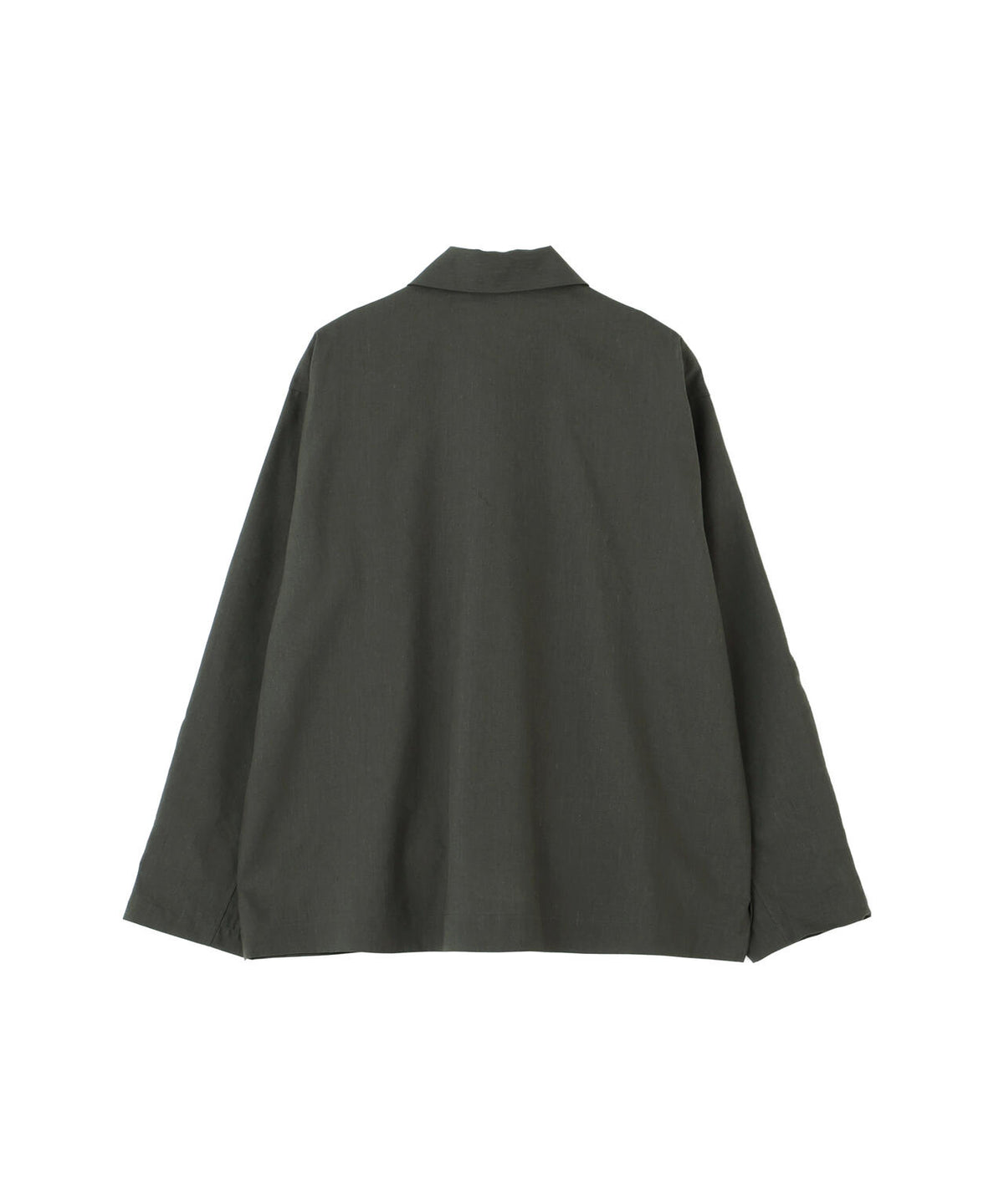 LINEN WOOL SILK PLAINWEAVE SHIRT