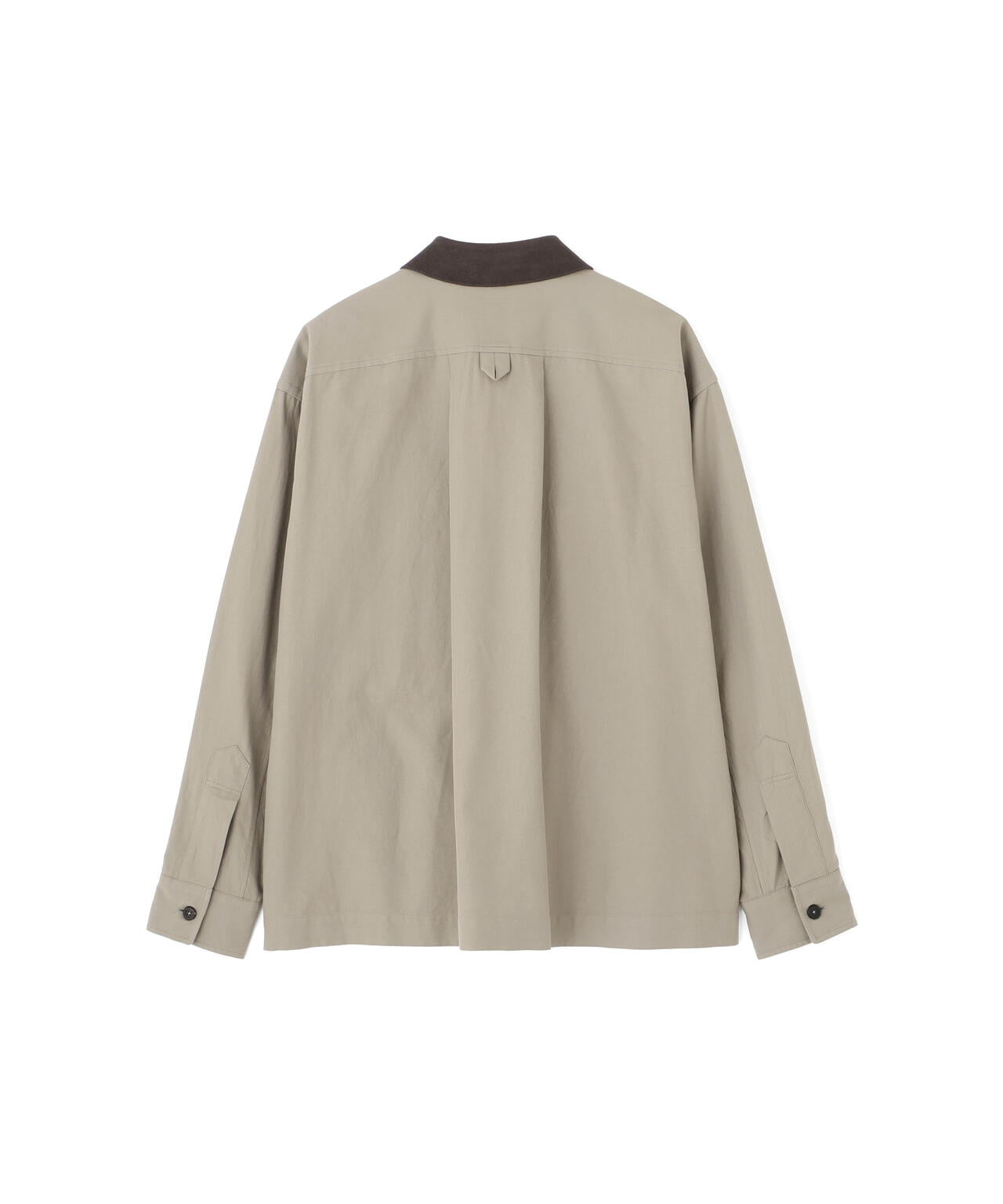 TEXTURED COTTON PIQUE SHIRT