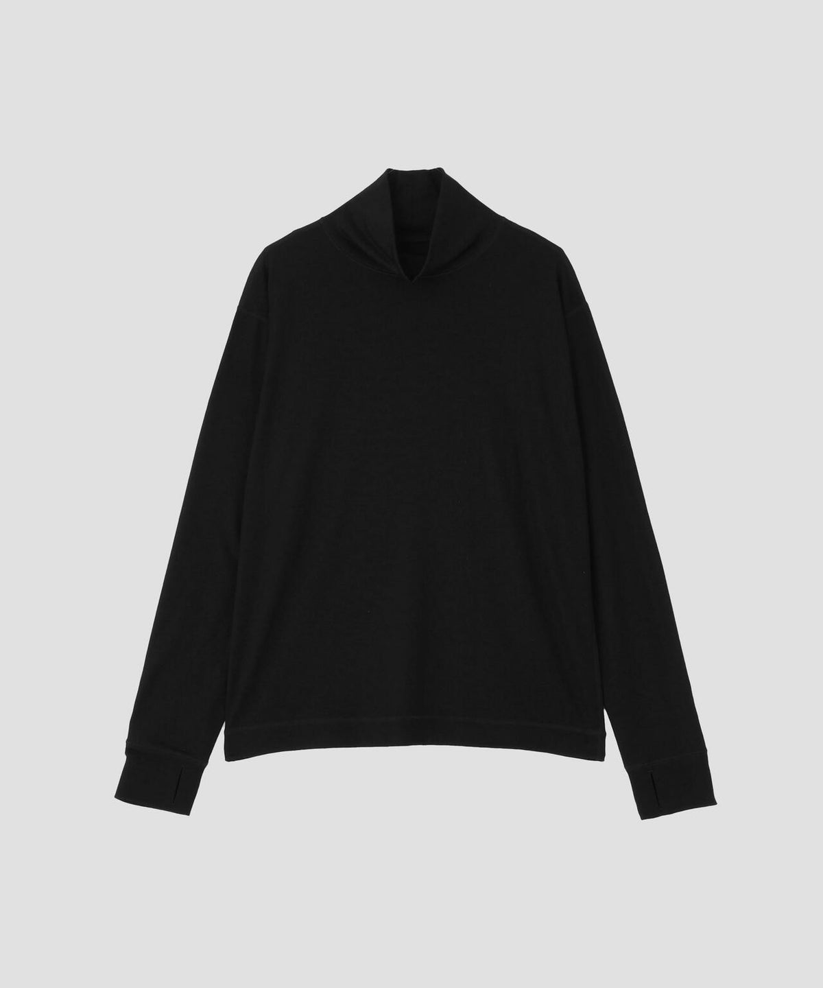 WASHABLE FINE GAUGE WOOL JERSEY TOP